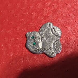 Ricker pewter Christmas ornament